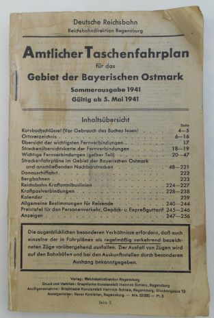 Kursbuch 1941