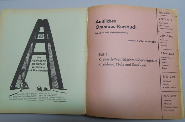 Omnibuskursbuch 1969