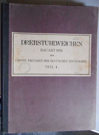 Drehstuhlweichen 1924